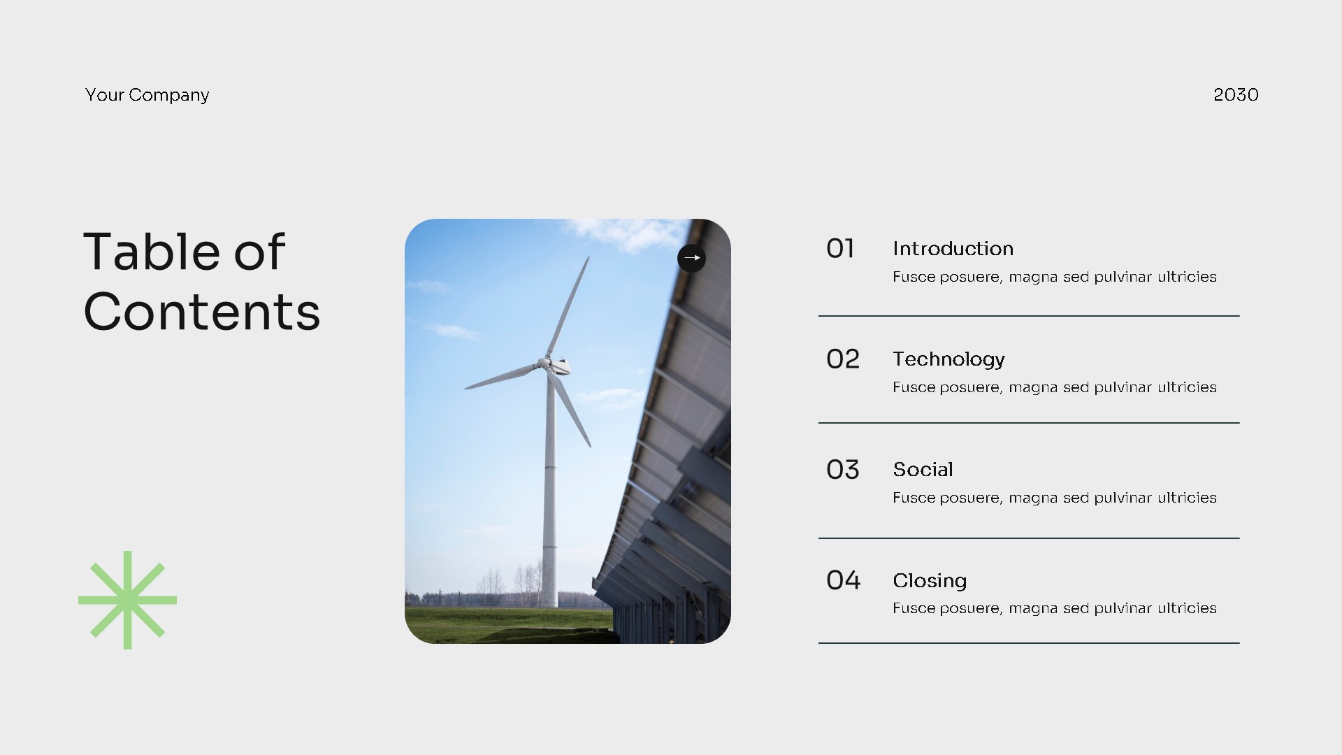 White Green Modern Green Tech Company Profile Powerpoint Presentation ...