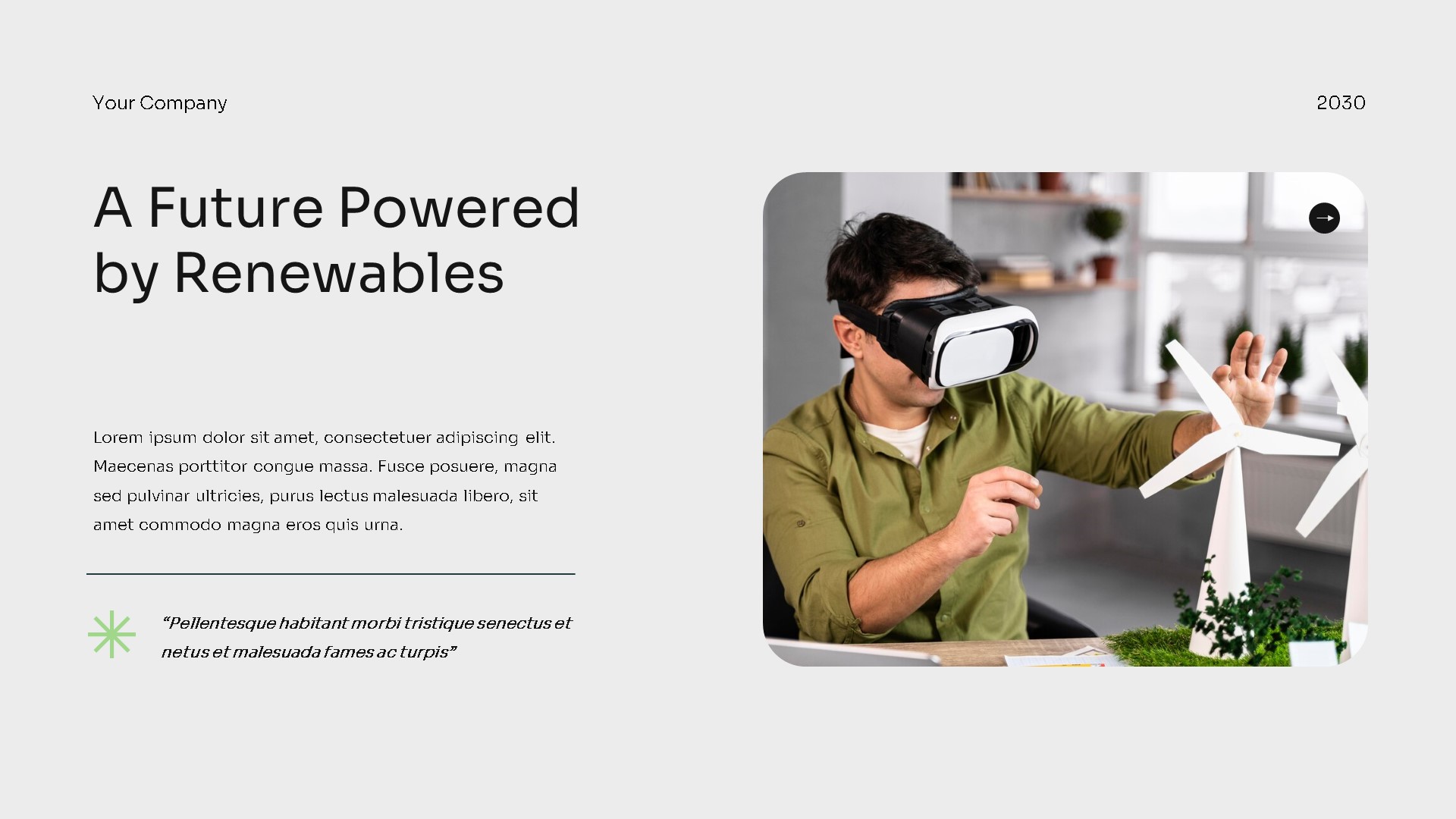 White Green Modern Green Tech Company Profile Google Slide Presentation ...