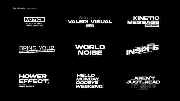 Text Animation_After Effects Titles template preview