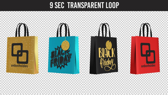 Black Friday Logo Loop Logo Stings template preview