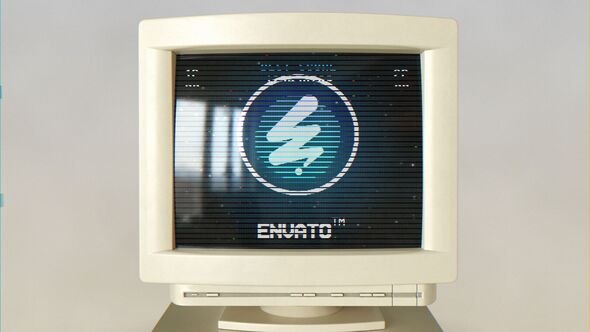 Old PC Logo Intro Logo Stings template preview