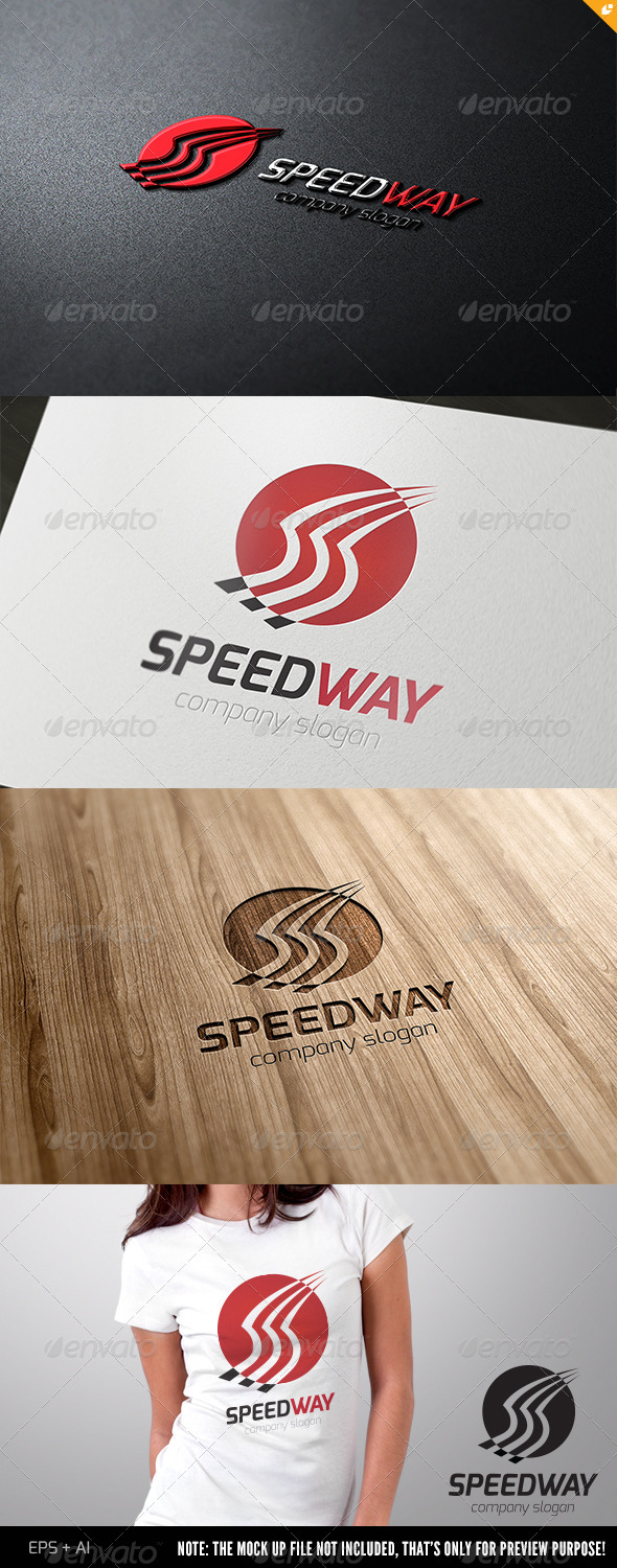 Speed Way Logo - Crests Logo Templates