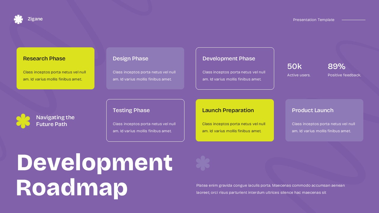 Purple Yellow Modern Startup Business Plan GSL Presentation ...