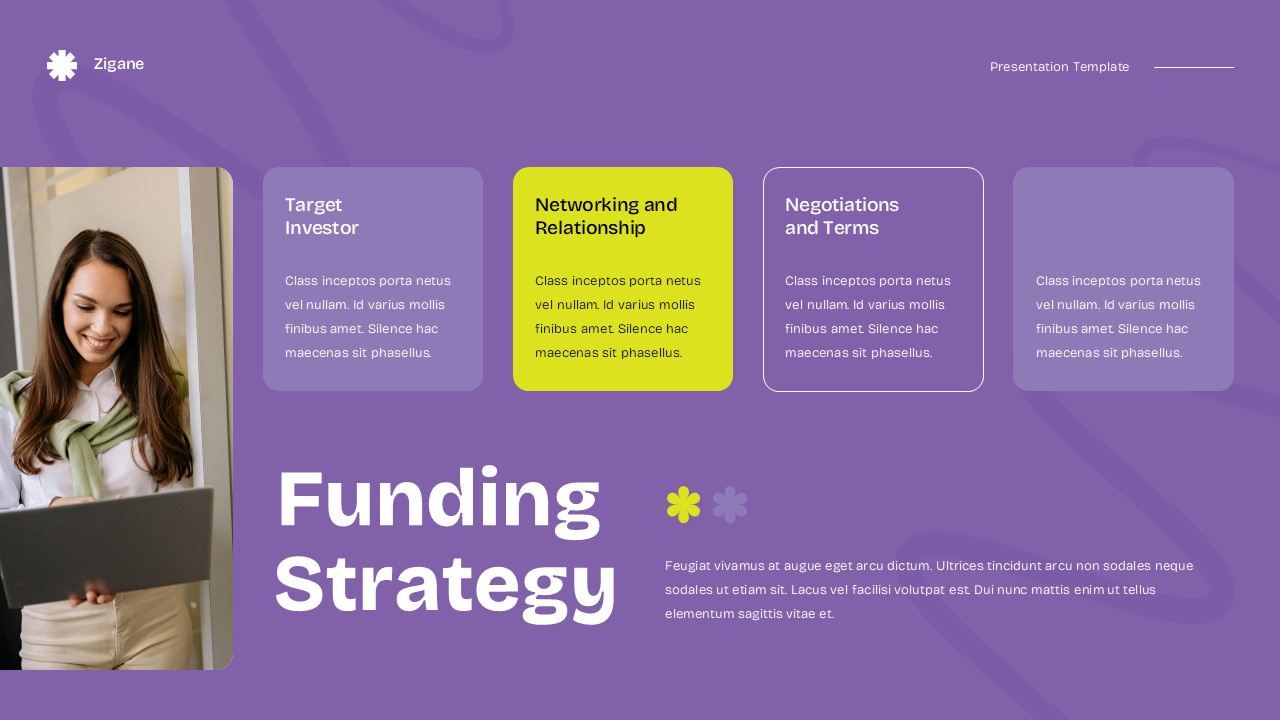 Purple Yellow Modern Startup Business Plan GSL Presentation ...