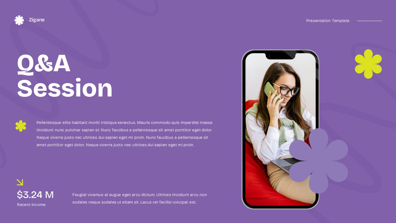 Purple Yellow Modern Startup Business Plan GSL Presentation ...