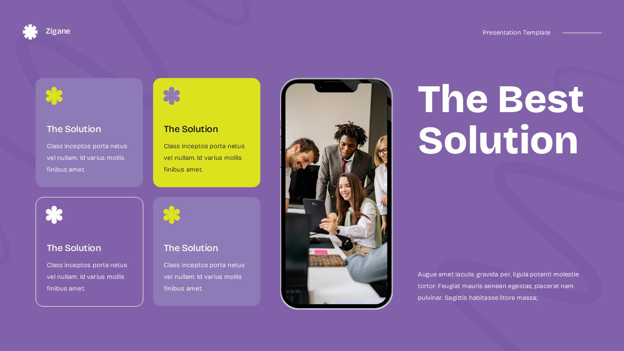 Purple Yellow Modern Startup Business Plan GSL Presentation ...