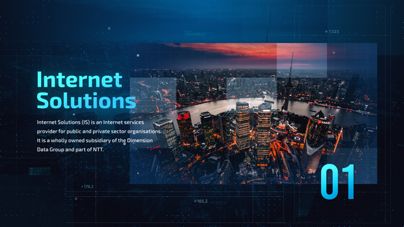 Digital Corporate Slides Openers template preview