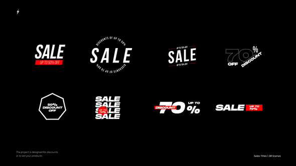 Sales Titles | After Effects Titles template preview