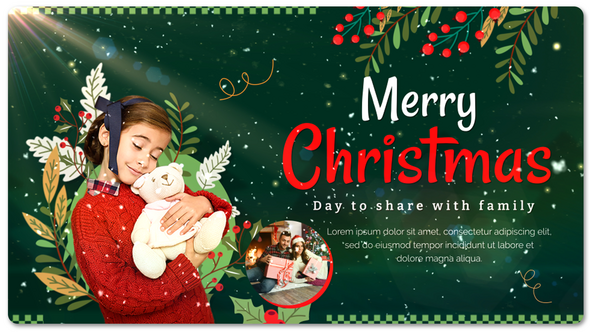 Christmas Slideshow Openers template preview