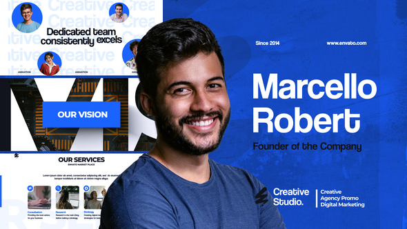 Business Corporate Presentation Openers template preview