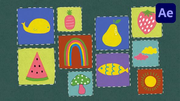 Cute Doodle | AE Elements template preview