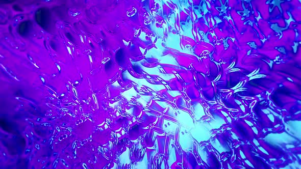 Colorful Blue Purple Liquid Abstract Background