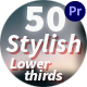 50 Stylish &amp; Modern Lower Thirds - VideoHive Item for Sale