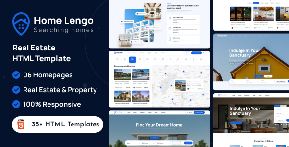 Homelengo - Real Estate HTML Template