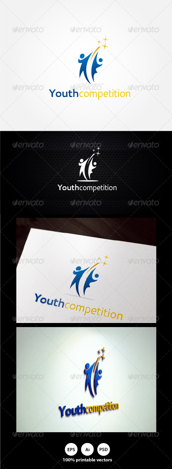 Youth Competition Logo - Humans Logo Templates