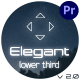 Elegant Lower Third - VideoHive Item for Sale