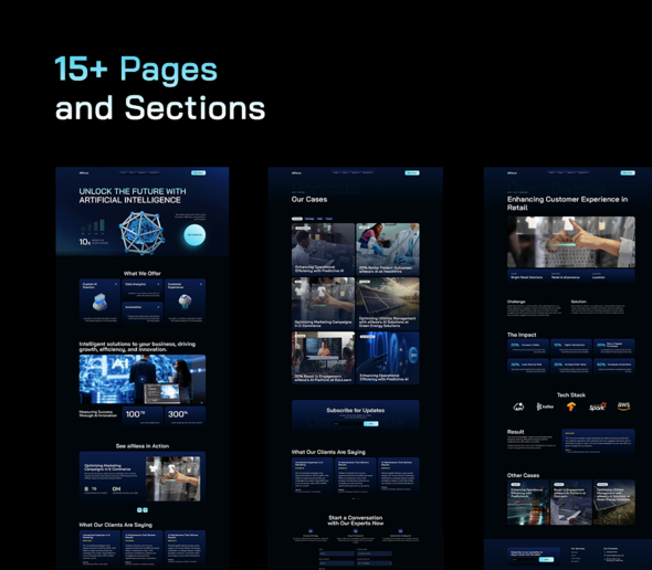 AiNexa ? AI Agency Elementor Pro Template Kit