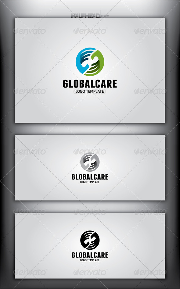 GlobalCare Logo Template - Abstract Logo Templates