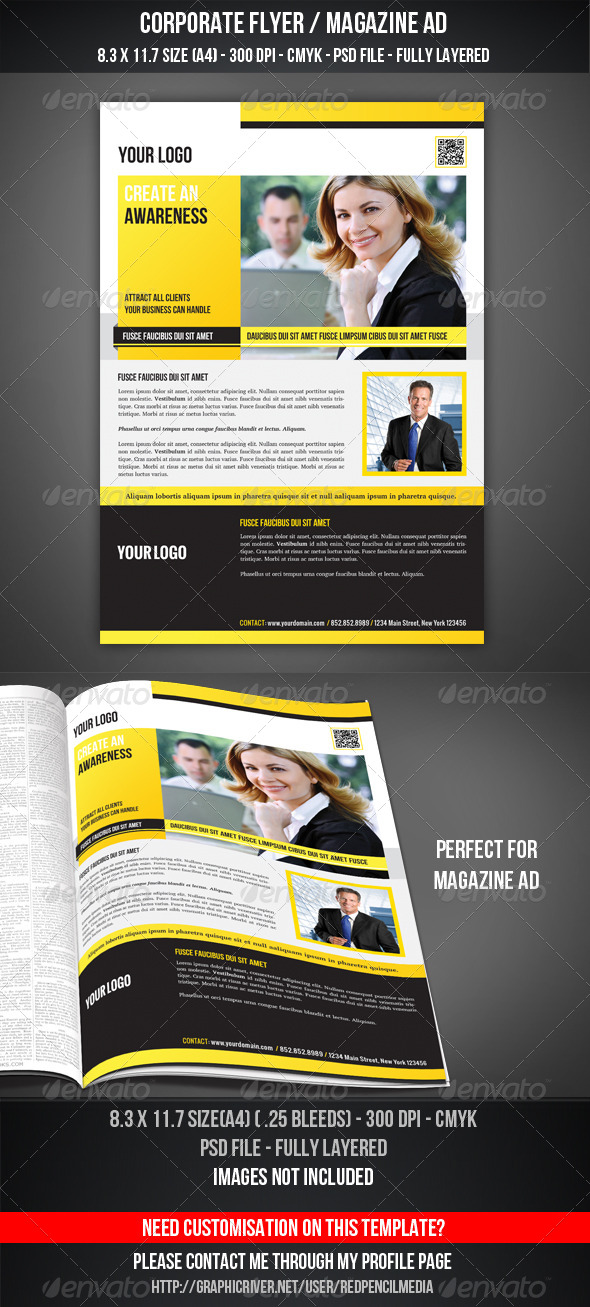 Corporate Flyer / Magazine AD - Corporate Flyers