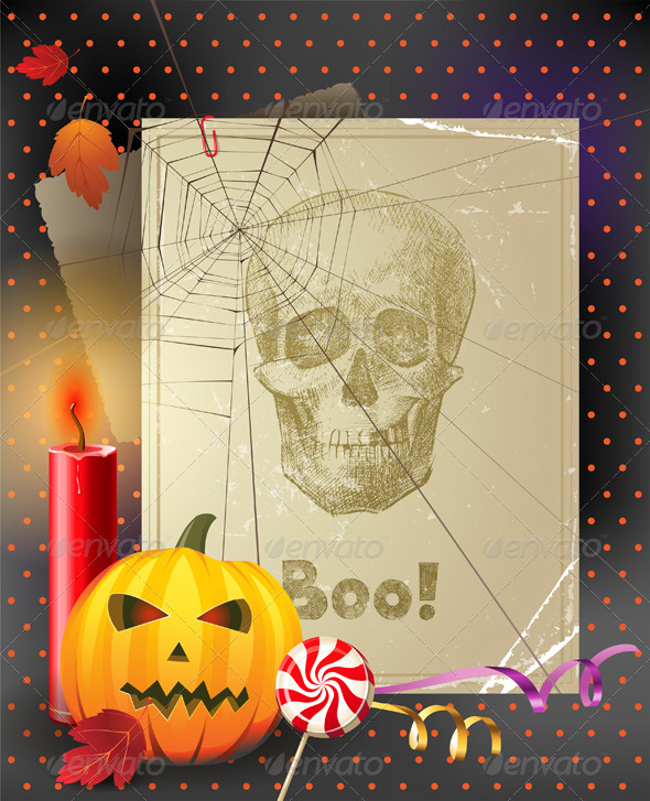 Vintage Halloween Background - Halloween Seasons/Holidays