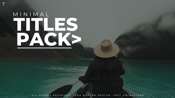 Text Animation | AE Titles template preview