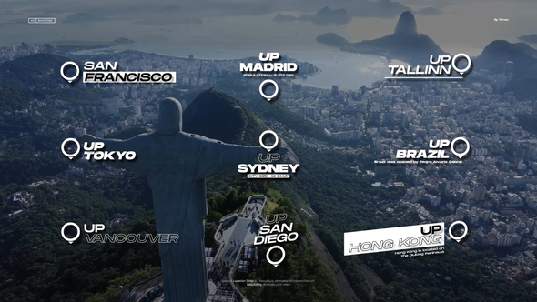 Location Titles +RGB  AE Titles template preview