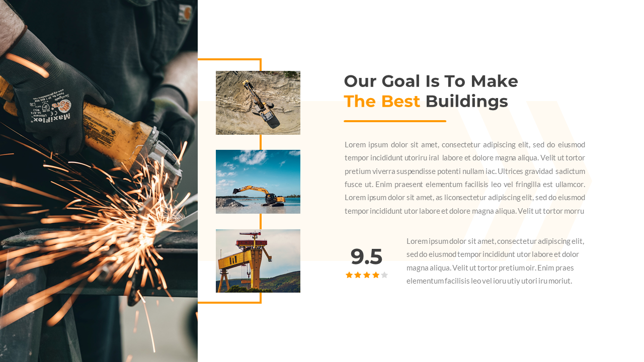 BuildBench - Construction Google Slides Presentation Template ...