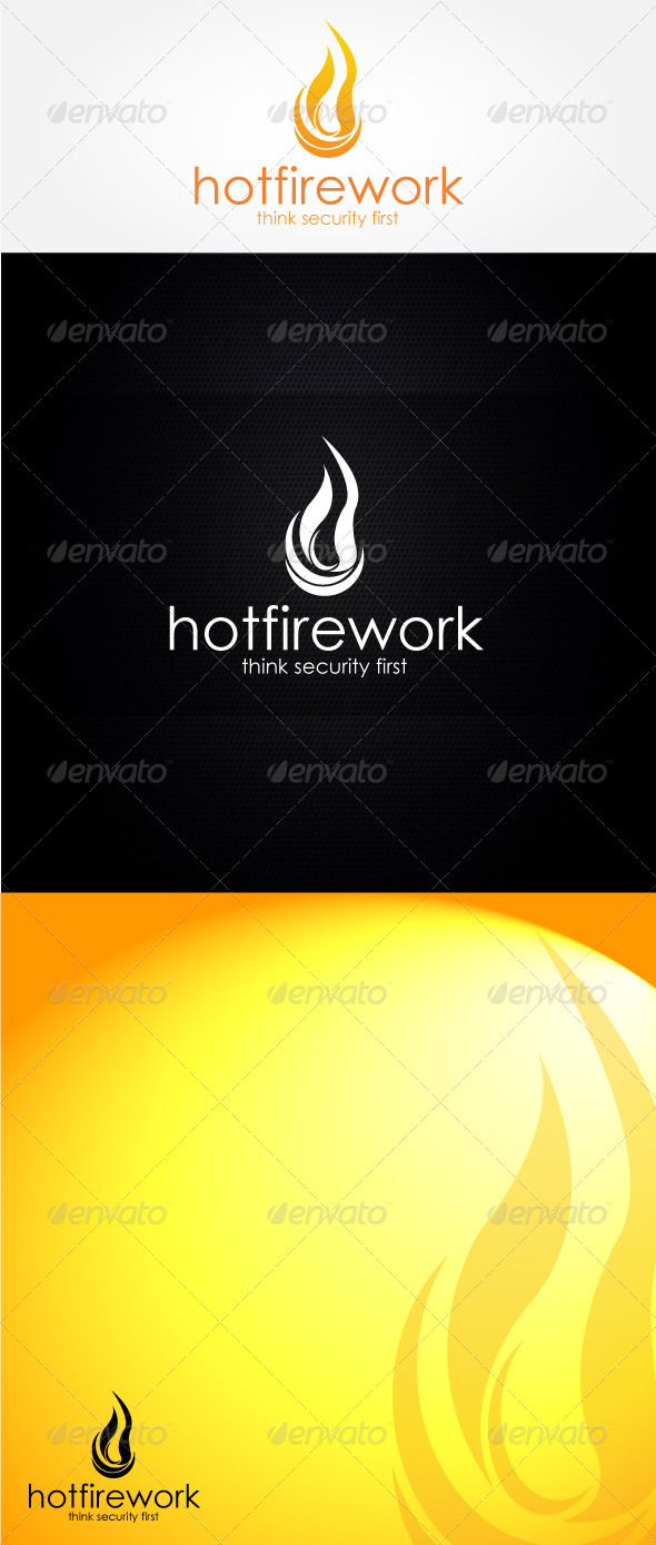 Hot Firework Logo Template - Nature Logo Templates