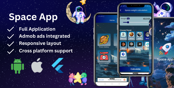 Space App With Google Admob Ads Integrated