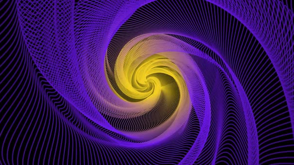 Abstract Colorful Spiral Lines Background