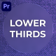 Lower Thirds - Glass Style | MOGRT - VideoHive Item for Sale