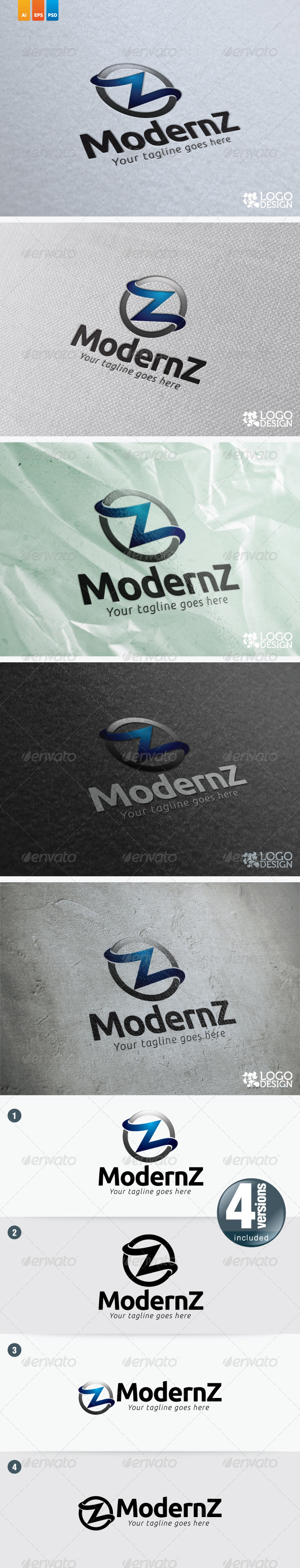 Modern Z - Letters Logo Templates