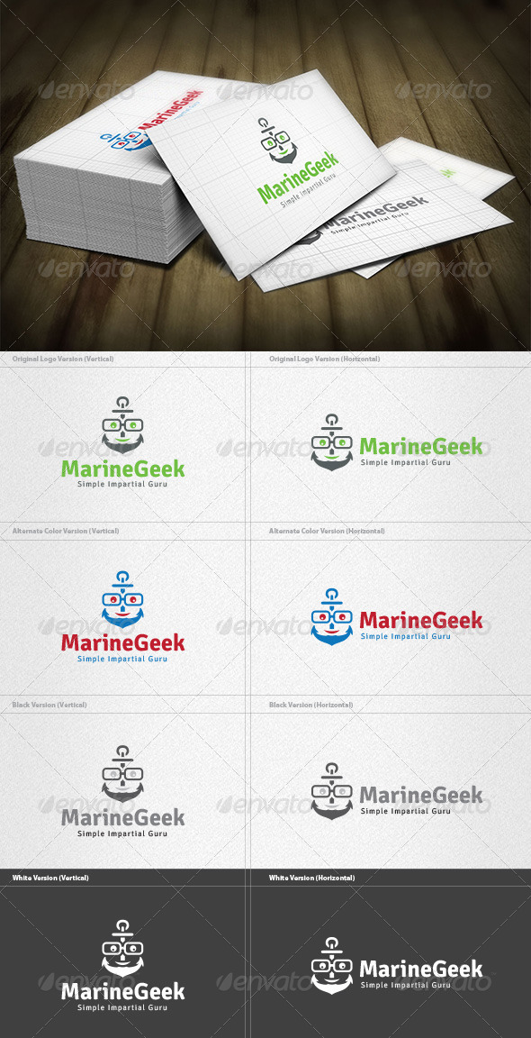 Marine Geek Logo - Humans Logo Templates