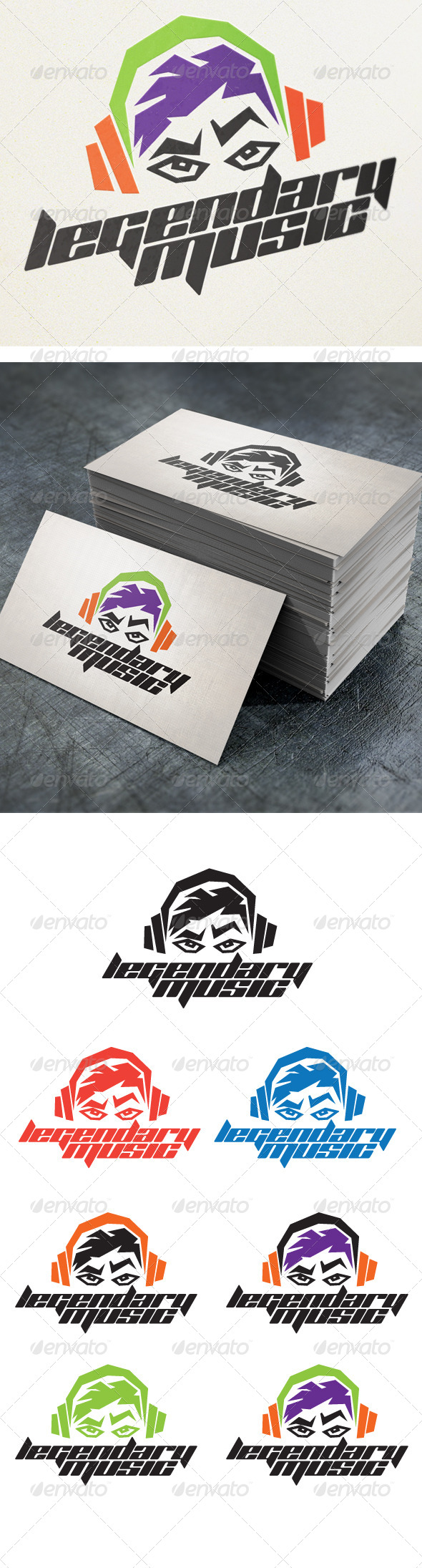 Legendary Music - Humans Logo Templates