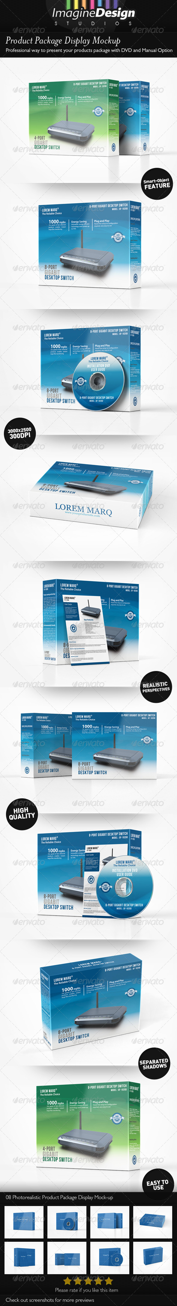 Product Package Display Mockup - Miscellaneous Packaging