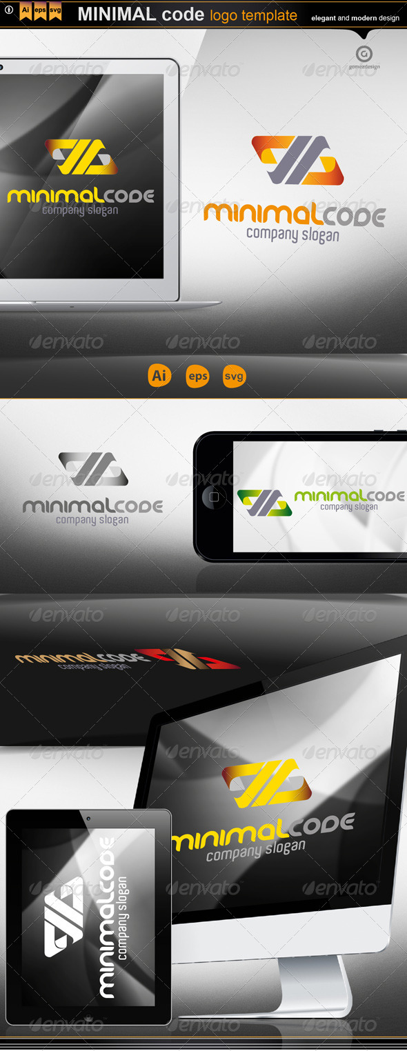 Minimal code - Logo Templates