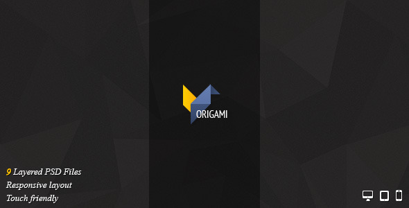 Origami Creative PSD - ThemeForest 4524608