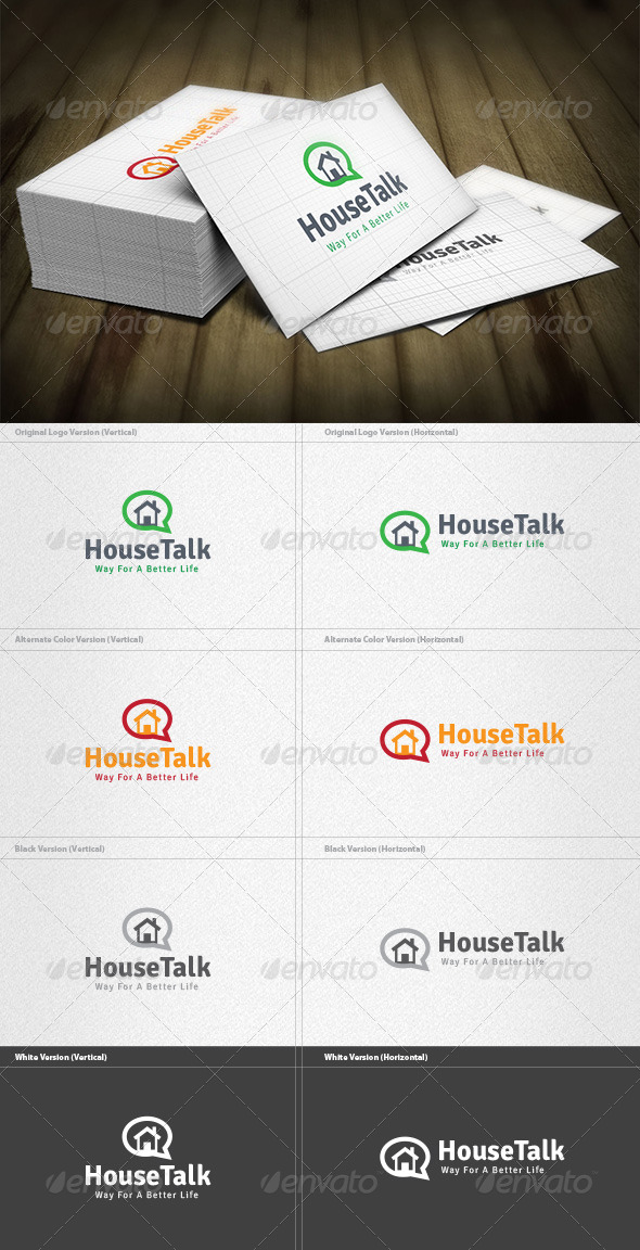 House Talk Logo - Buildings Logo Templates
