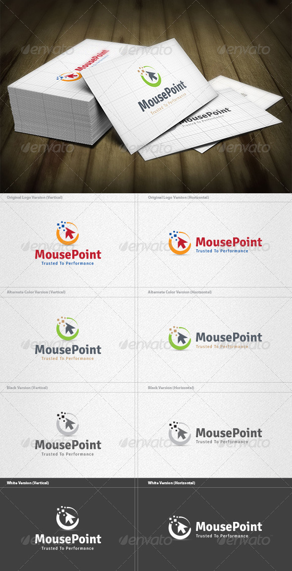 Mouse Point Logo - Vector Abstract