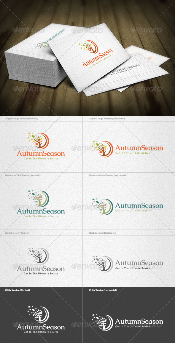 Autumn Season Logo - Nature Logo Templates