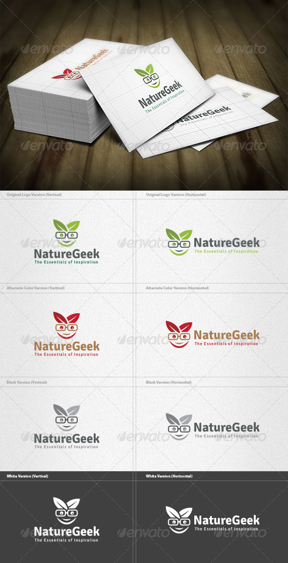 Nature Geek Logo - Nature Logo Templates