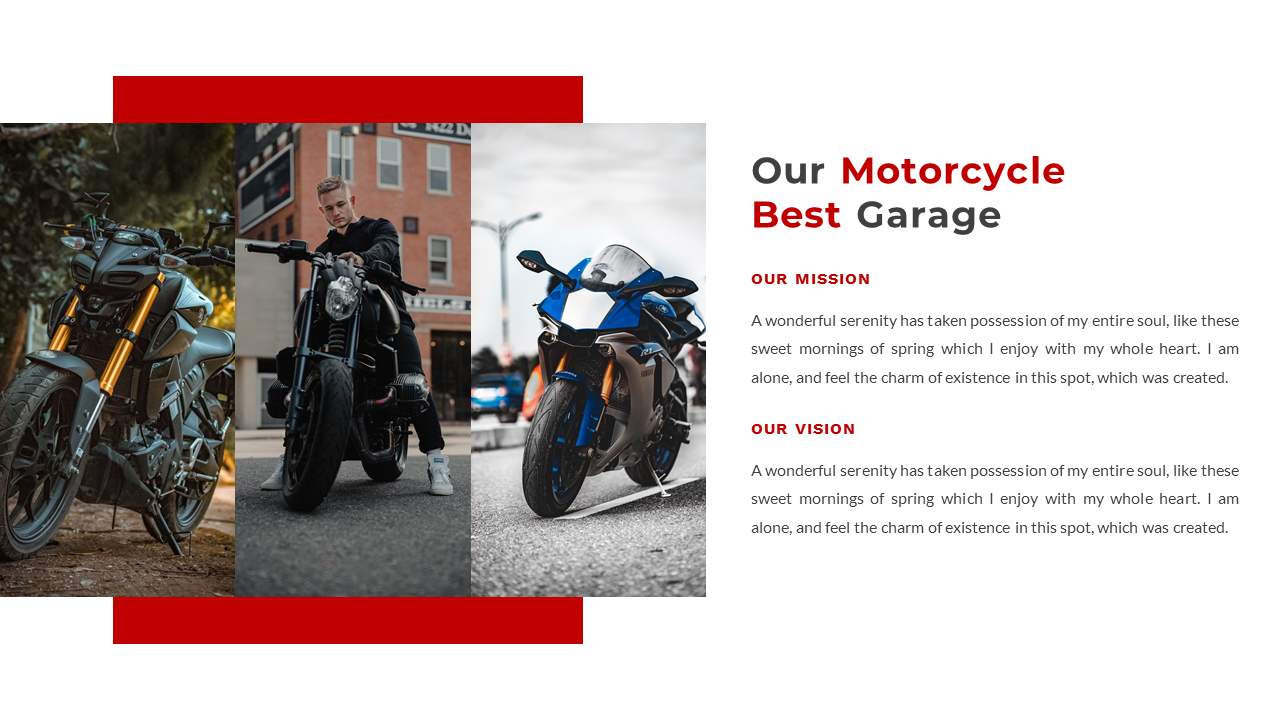 Motorole - Motorcycle and Rental PowerPoint Presentation Template ...