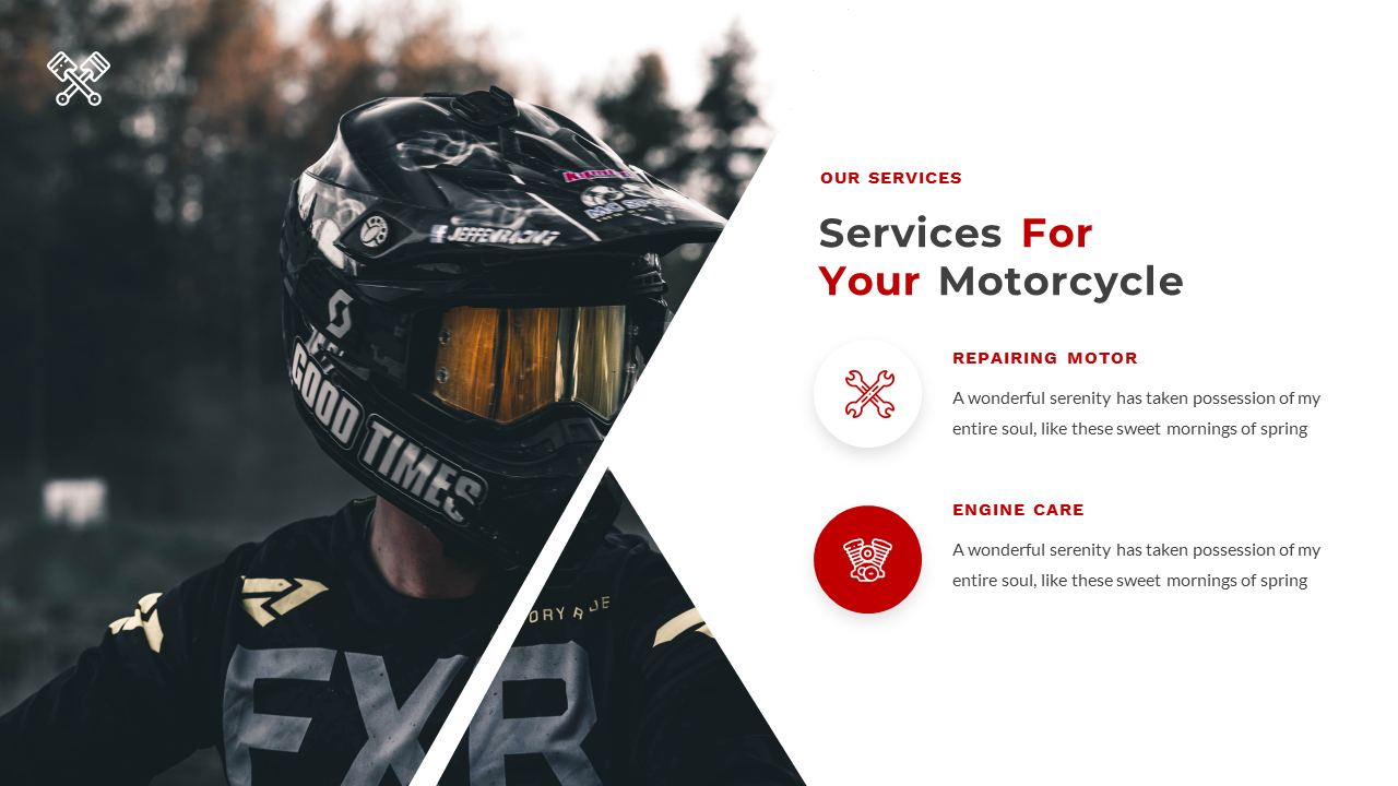 Motorole - Motorcycle and Rental PowerPoint Presentation Template ...