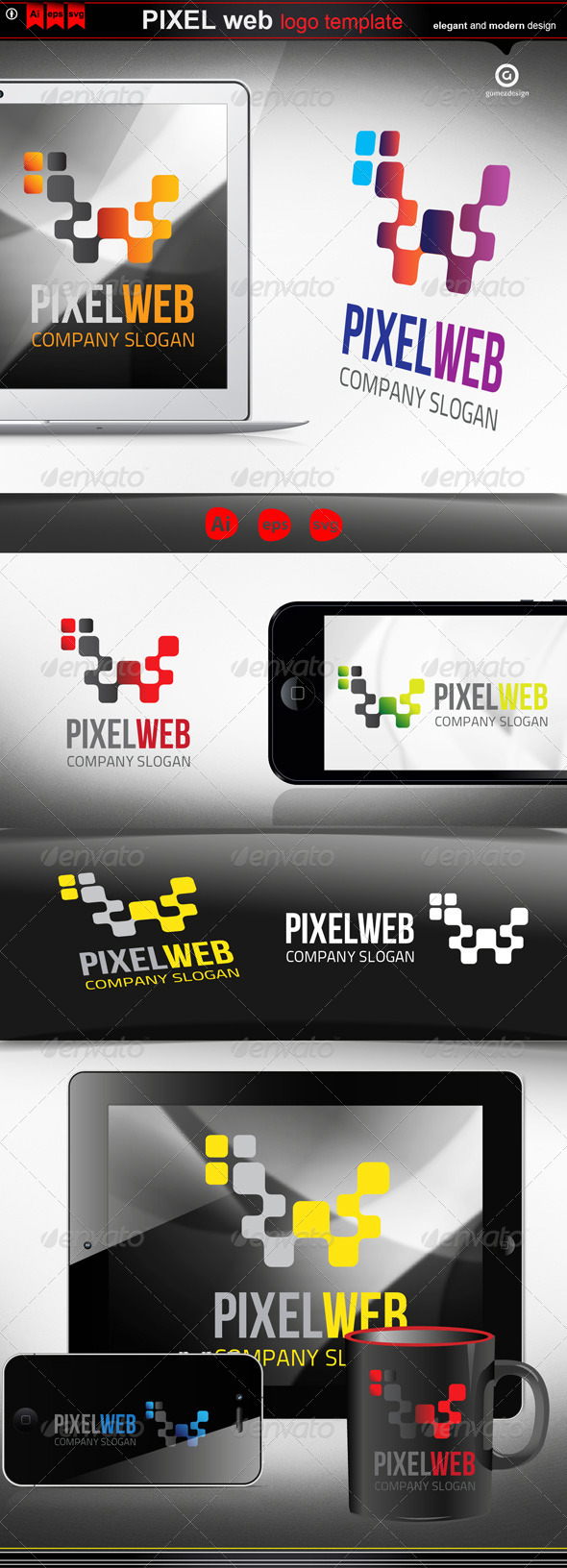 Pixel Web - Logo Templates