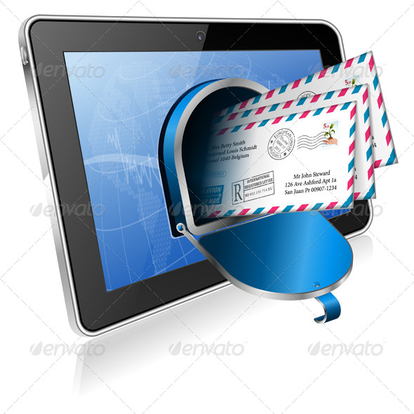 E-Mail Concept - Communications Technology