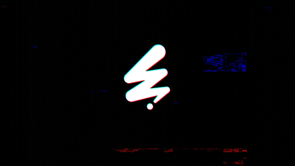 Glitch Logo Logo Stings template preview