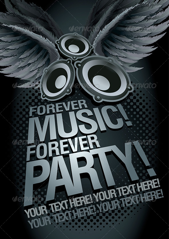 Music Concept Poster Template - Miscellaneous Vectors