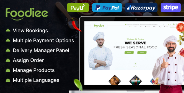 Foodie - Online Food Ordering Web Application