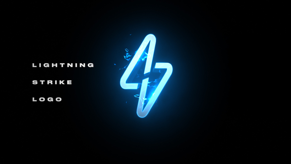 Lightning Strike Logo Logo Stings template preview
