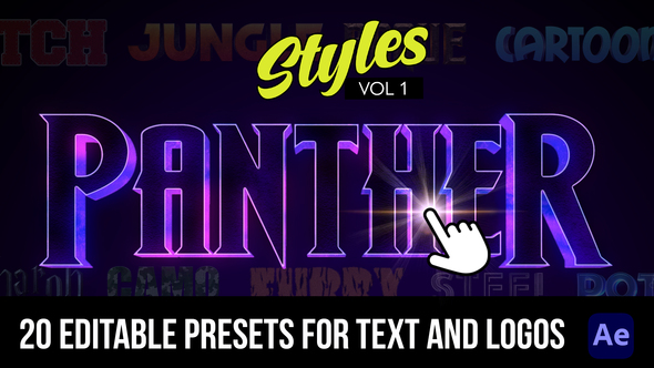 AE Cinematic Styles Elements template preview